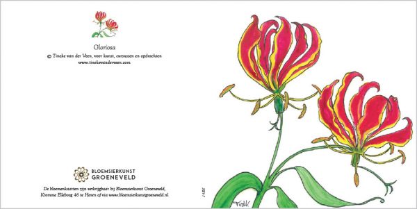 Luxe bloemenkaarten Bloemsierkunst Groeneveld