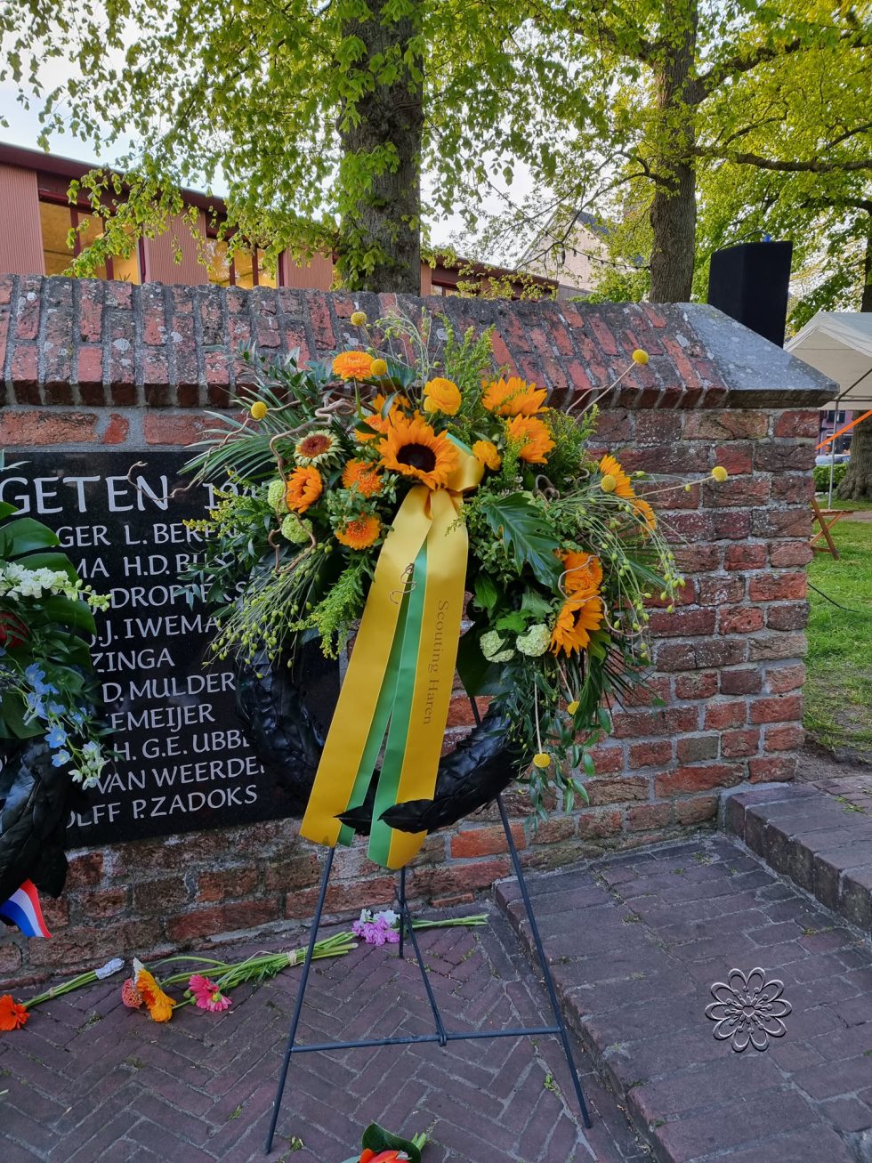 Nationale dodenherdenking gemeente Groningen te Haren. Organisatie 4 mei comité Haren.