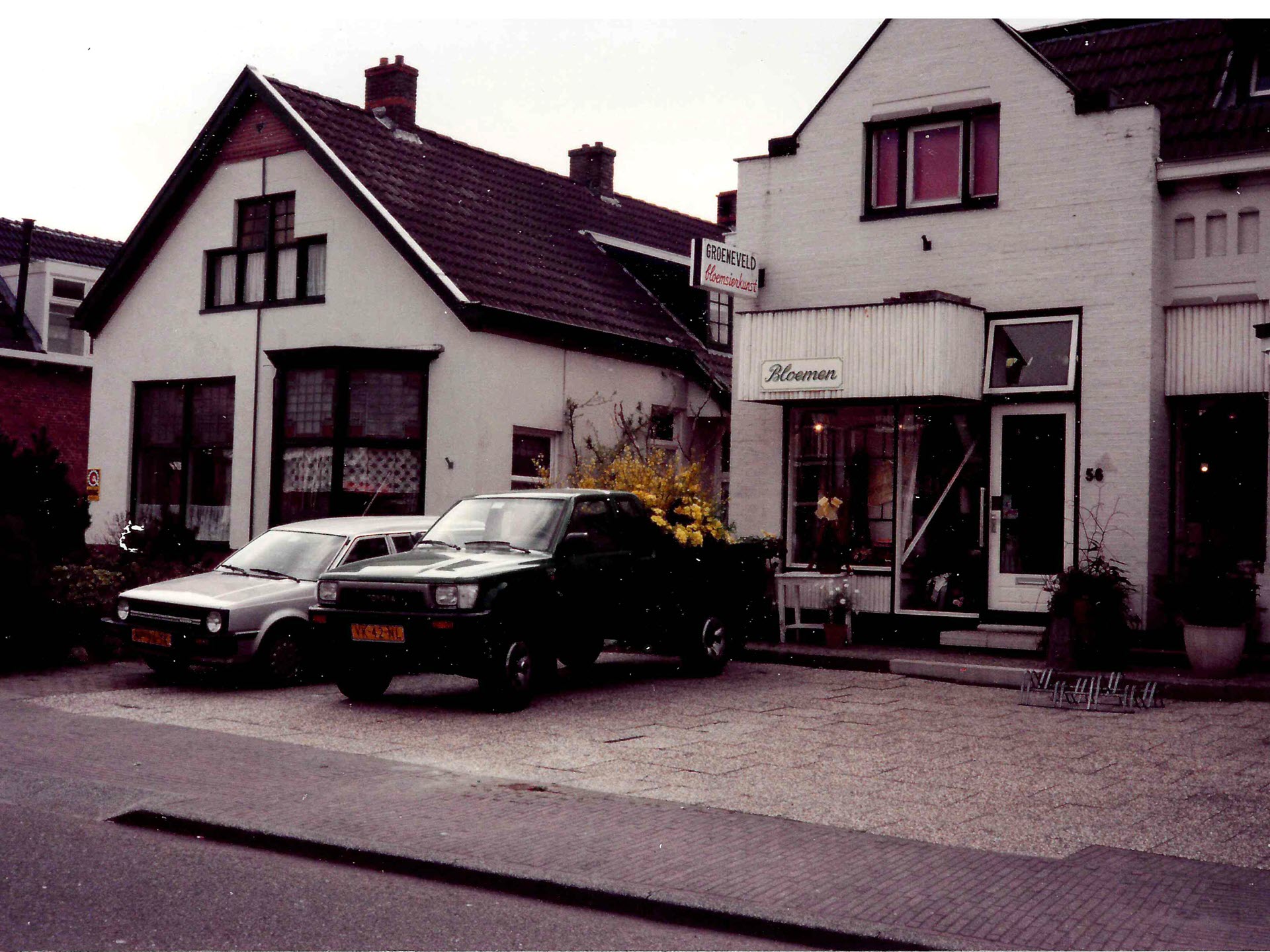 1991 Bloemsierkunst Groeneveld toen aan de Meerwge