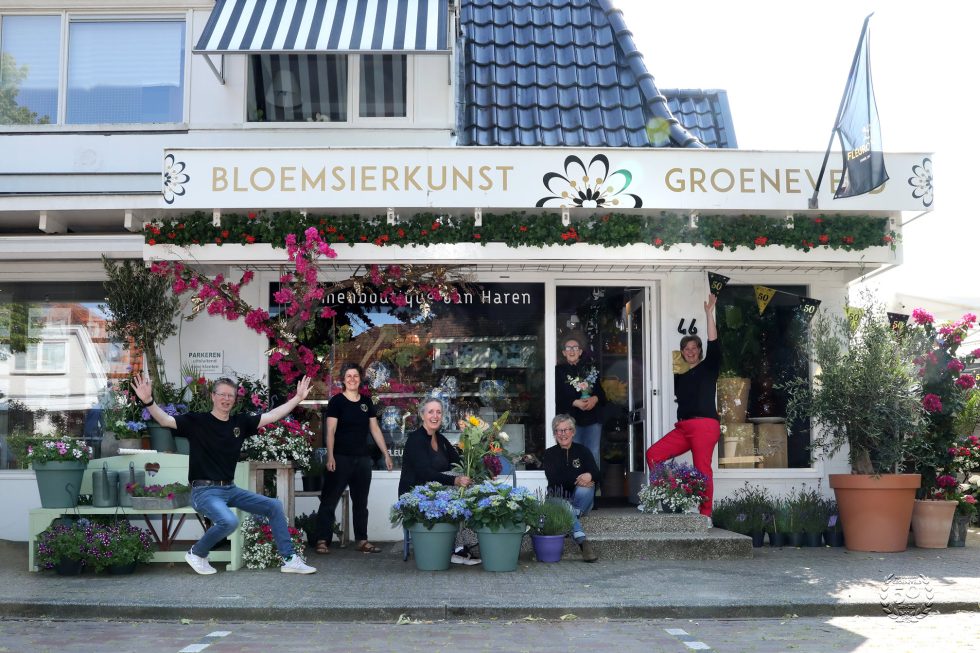 Bloemsierkunst Groeneveld viert 50 jarige - gouden jubileum