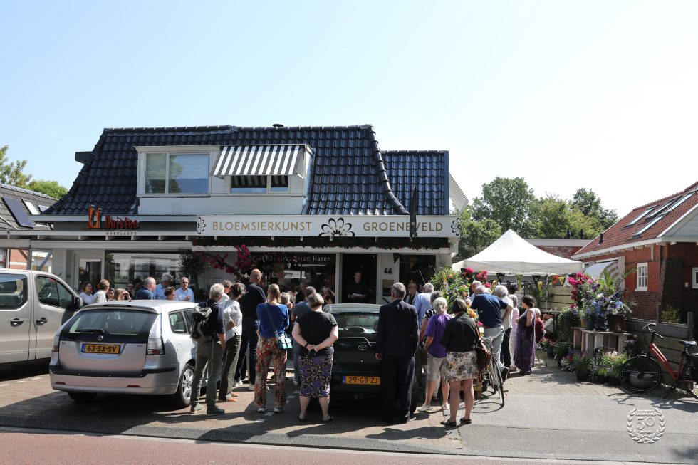 Bloemsierkunst Groeneveld viert 50 jarige - gouden jubileum