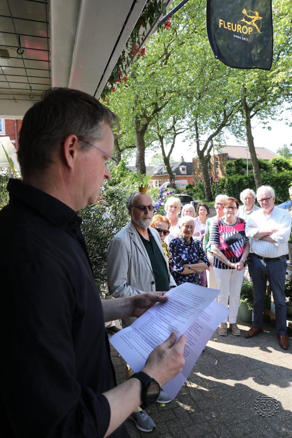 Bloemsierkunst Groeneveld viert 50 jarige - gouden jubileum