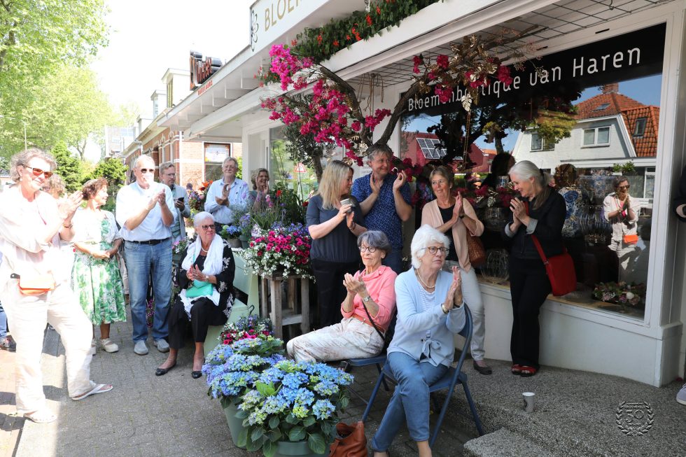 Bloemsierkunst Groeneveld viert 50 jarige - gouden jubileum