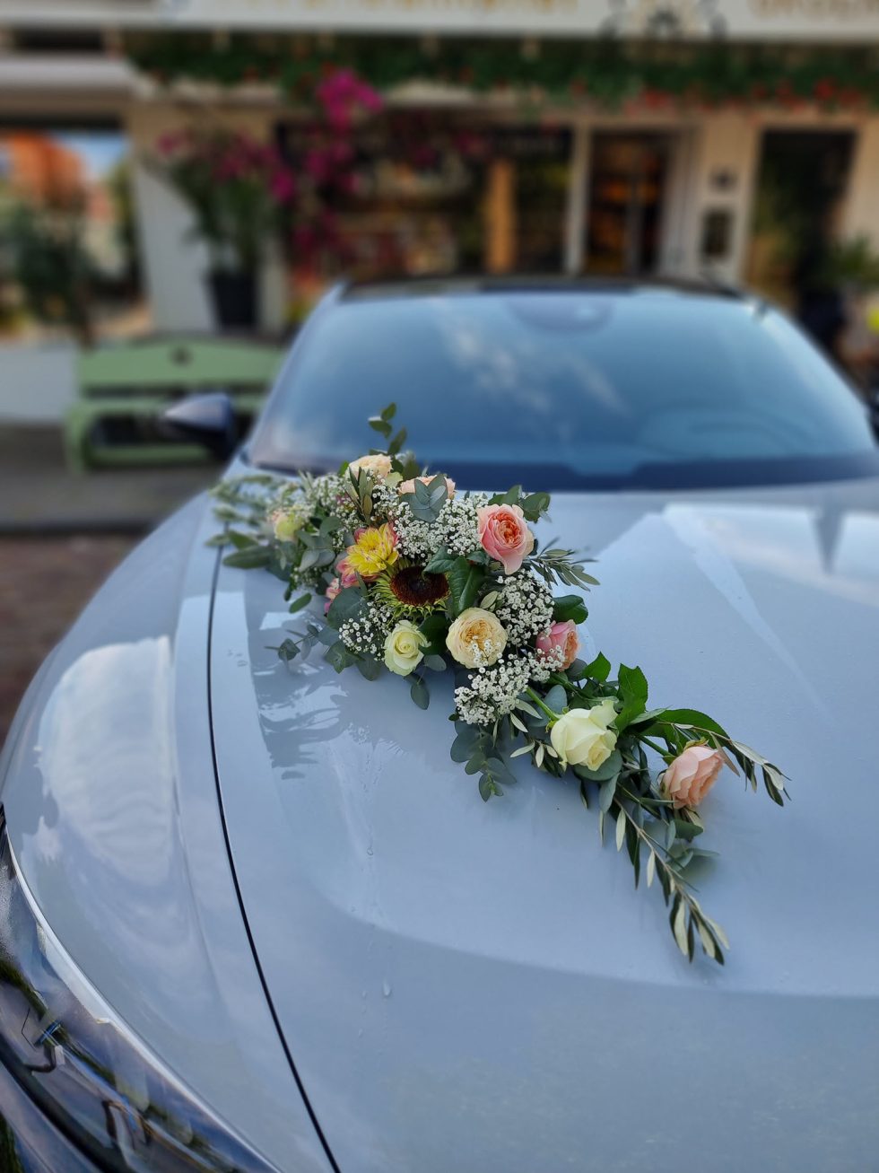 Bruiloft Erna & Jessica, Rietland Zuidwolde. Foto: Bloemsierkunst Groeneveld.