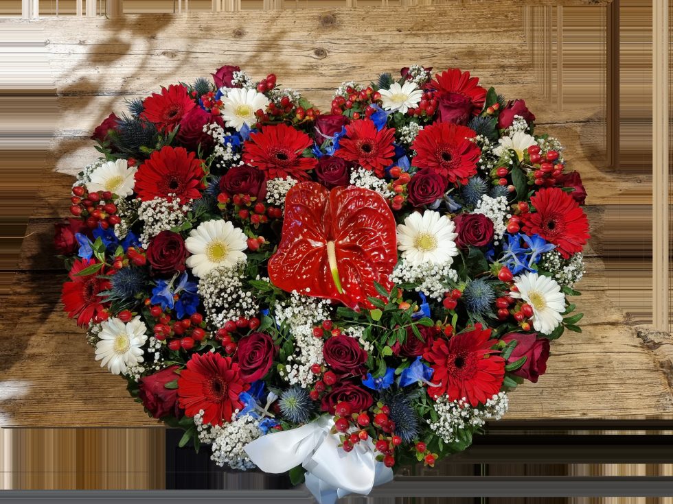 Bloemsierkunst Groeneveld rouwarrangement Fries Pompeblêd