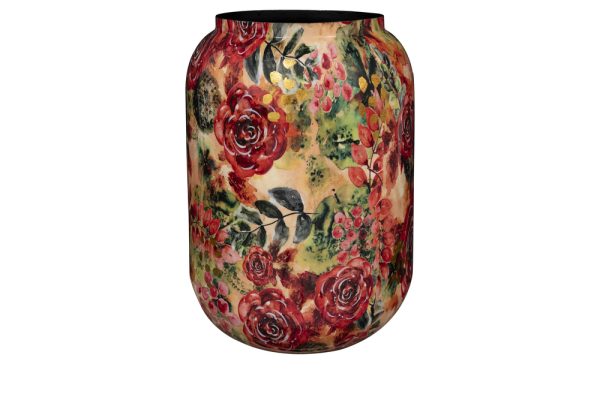 Bloempot Rose rouge Lammie Design TS Collection