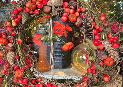 Bloemsierkunst Groeneveld deurkrans herfst