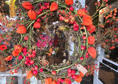 Bloemsierkunst Groeneveld deurkrans herfst