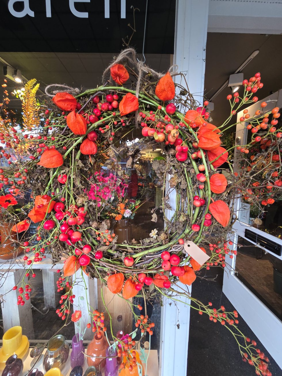 Bloemsierkunst Groeneveld deurkrans herfst