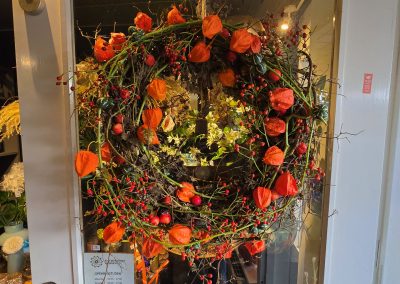 Bloemsierkunst Groeneveld deurkrans herfst