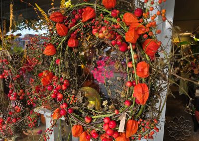 Bloemsierkunst Groeneveld deurkrans herfst