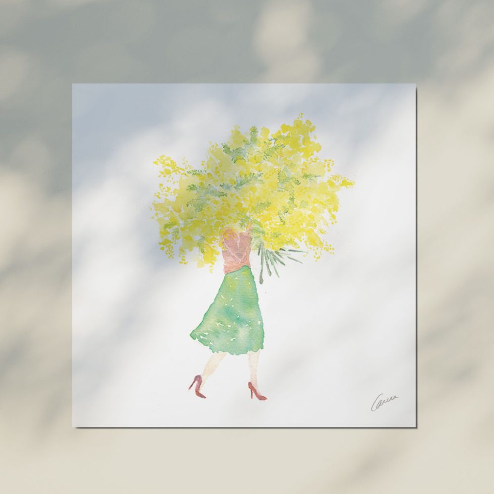 Bloemsierkunst Groeneveld boeket kaartje Carina Ligthart