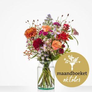 Fleurop maandboeket oktober - Bloemsierkunst Groeneveld Haren - Groningen