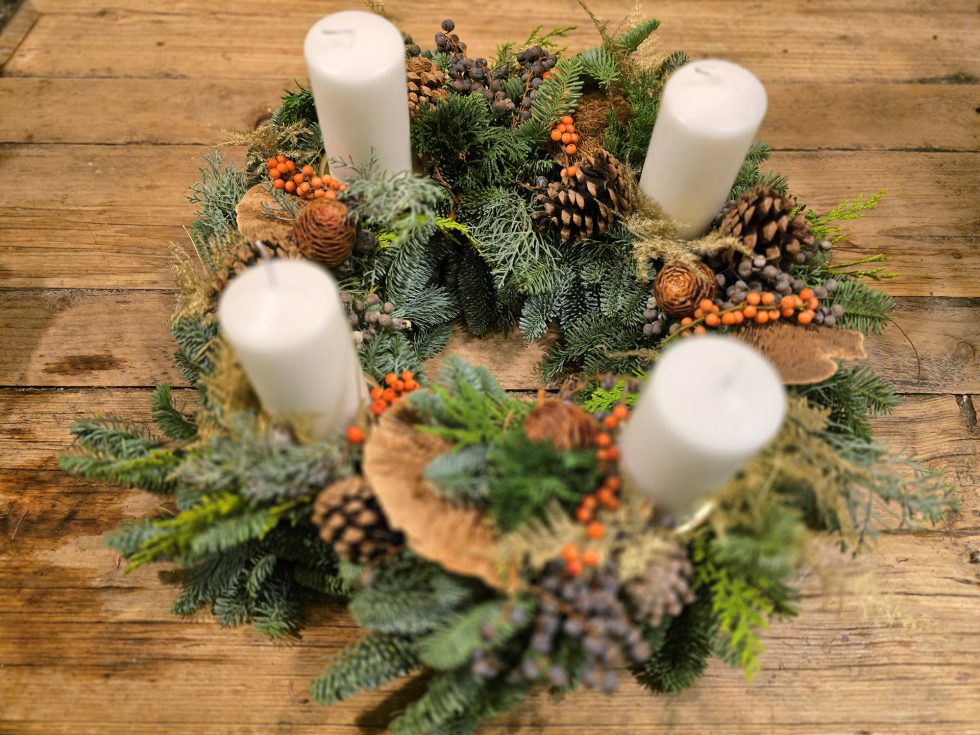 Bloemsierkunst Groeneveld - kerstkrans - advent