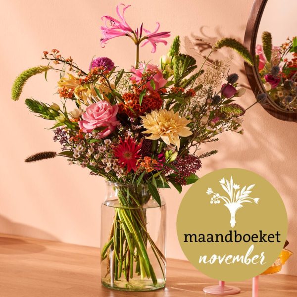 Bloemsierkunst Groeneveld - Fleurop boeket - Maandboeket november