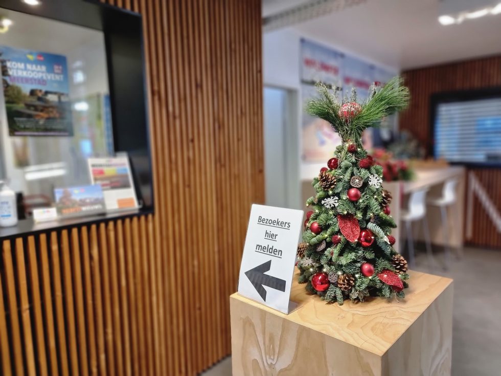 Bureau Meerstad in kerstsfeer