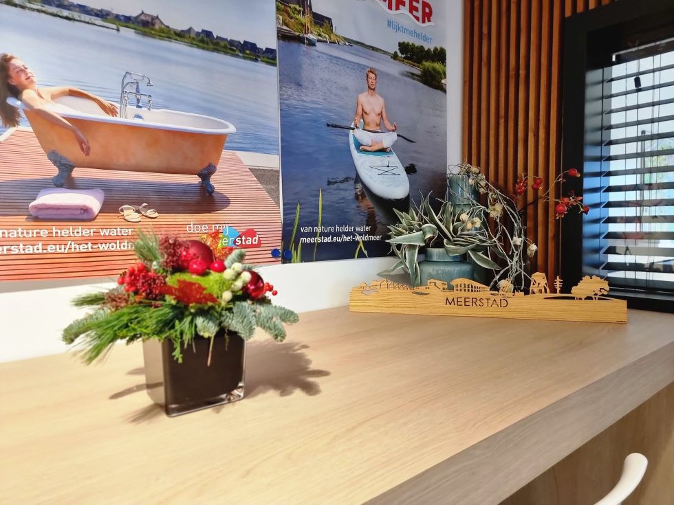 Bureau Meerstad in kerstsfeer