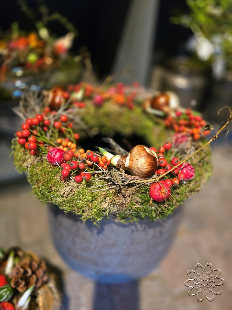 Bloemsierkunst Groeneveld - kerst - kerstkrans - kerststuk