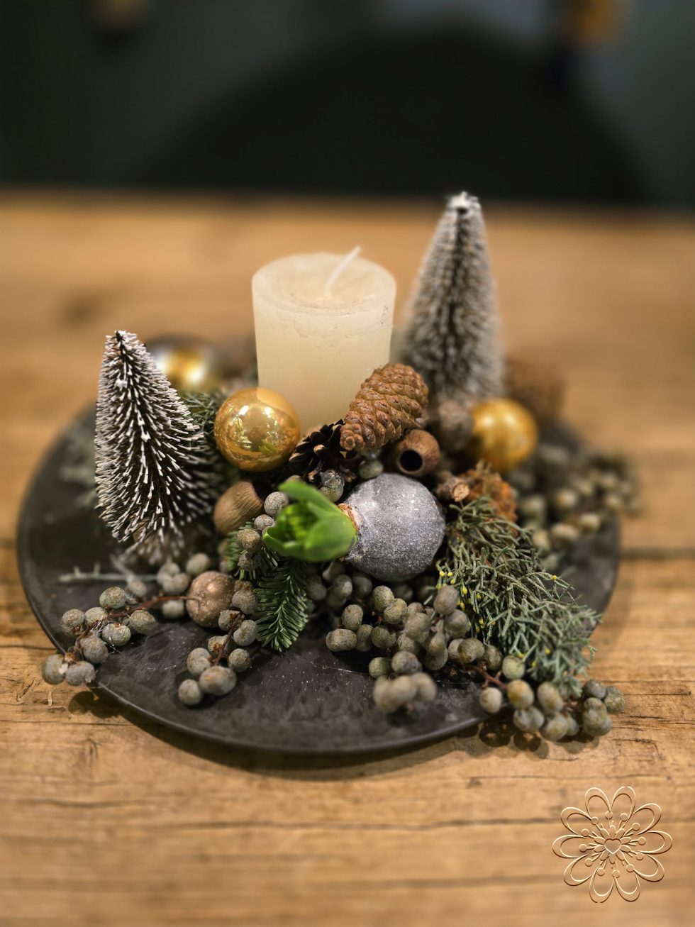 Bloemsierkunst Groeneveld - kerst - kerstkrans - kerststuk