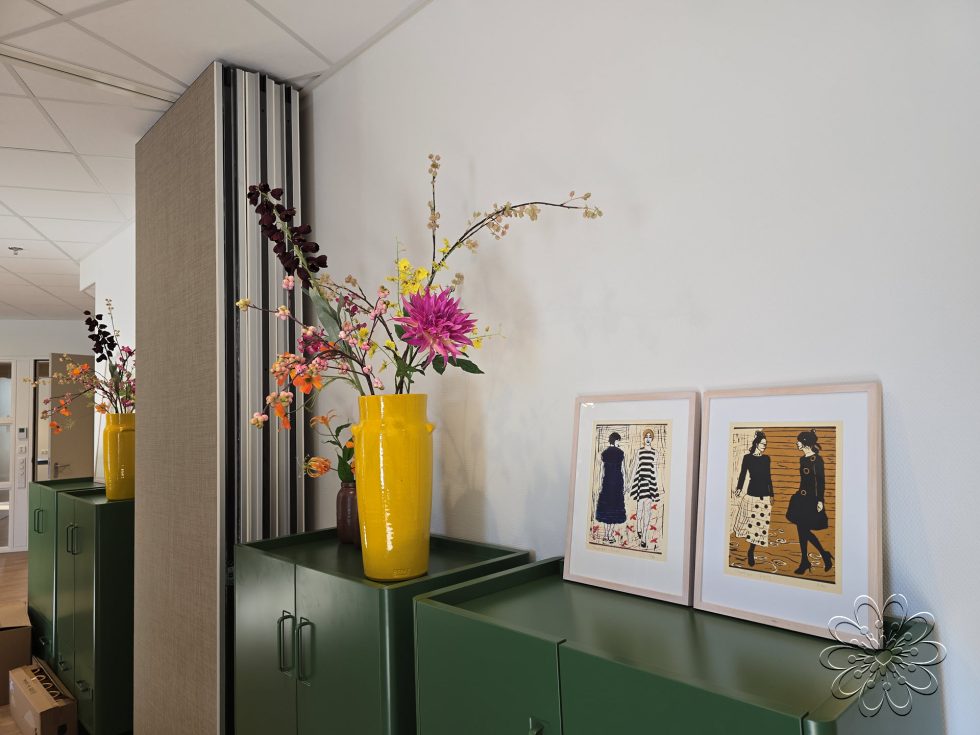 Zijden planten bij UMCG Centrum voor Revalidatie te Haren