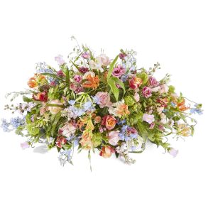 Rouwstuk Bloemenpracht ovaal