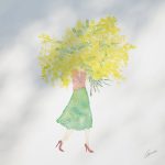 Mimosa Meisje, 10x10cm +&euro;2,70