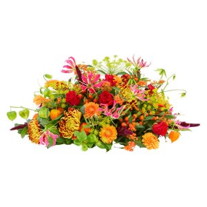 Rouwstuk Herfstvruchten ovaal