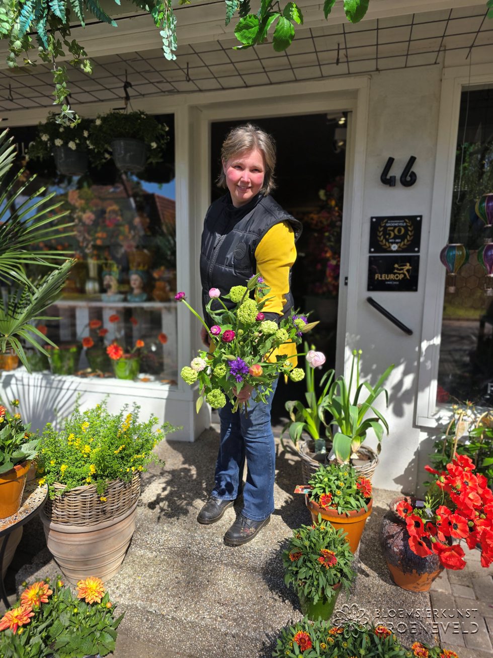 Koningsdag in bloemenwinkel Bloemsierkunst Groeneveld