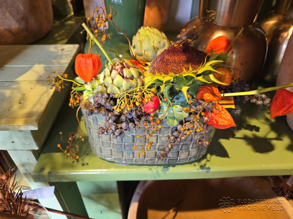 Herfst bij Bloemsierkunst Groeneveld - De bloemenwinkel van Haren - boeket bezorgen in de regio van Groningen
